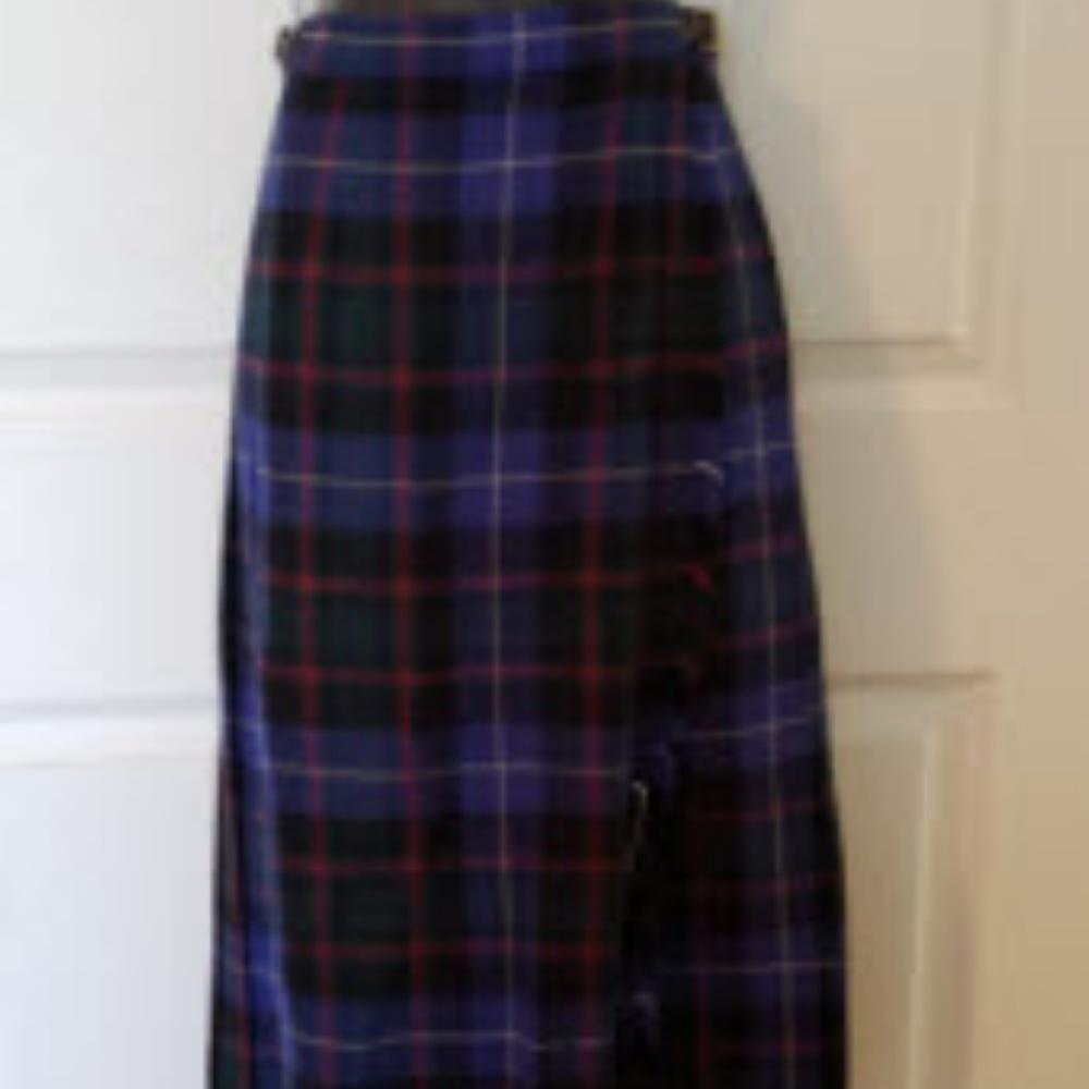 Plaid Wrap Kilt Skirt from Pringle of Scotland